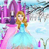 Игра Барби снежная принцесса