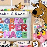 Игра Бумажные гонки Дисней: создай и гоняй