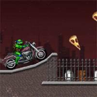 Игра Черепашки ниндзя на мотоцикле