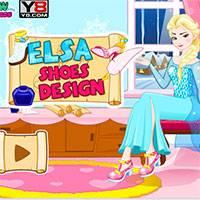 Игра Дизайнер обуви Эльза онлайн