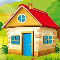 Игра Для малышей 1-2 года: построй домик