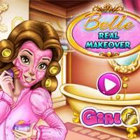 Игра Для девушек макияж Бель