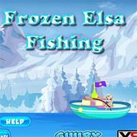 Игра Эльза на рыбалке