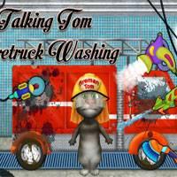 Игра Говорящий Кот Том и Пожарная Машина онлайн