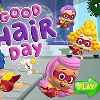 Игра Гуппи пузырьки: парикмахерская онлайн