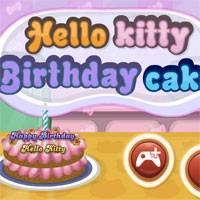 Игра Хеллоу Китти: праздничный торт