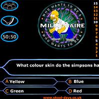 Игра Кто хочет стать миллионером: Симпсоны онлайн