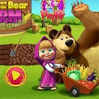 Игра Маша и Медведь на ферме