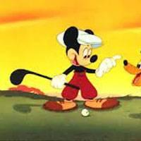 Игра Микки Маус и Дональд играют в гольф