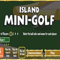 Игра Мини-гольф на острове