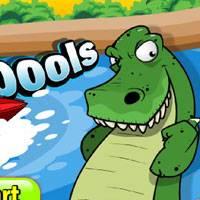 Игра На лодке от крокодилов