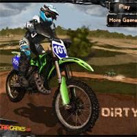 Игра На мотоцикле по грязи онлайн