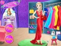 Игра Одевалки - гардероб принцессы Эльзы онлайн