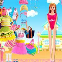 Игра Одевалки и макияж Барби онлайн