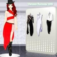 Игра Одевалки - модный показ Versace для девочек