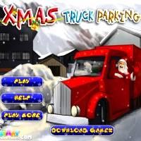 Игра Парковка новогоднего грузовика Санты