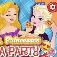 Игра Пицца-вечеринка принцесс Диснея