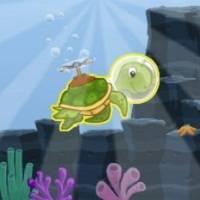 Игра Приключения черепахи-аквалангиста