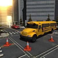 Игра Припаркуй школьный автобус
