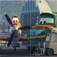 Игра Самолет Дасти: пазлы-пятнашки