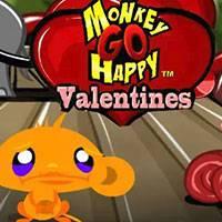 Игра Счастливая обезьянка: день Валентина онлайн