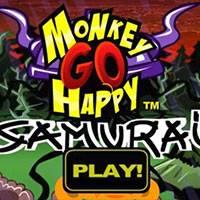 Игра Счастливая обезьянка: самурай онлайн