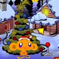 Игра Счастливая обезьянка елка онлайн