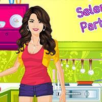 Игра Селена Гомез убирает посуду на кухне онлайн