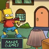 Игра Симпсоны: Стрельба из рогатки