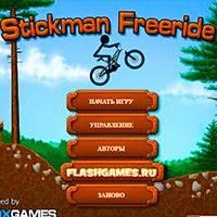 Игра Стикмен на велосипеде онлайн