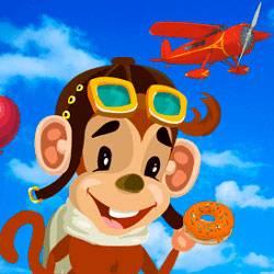 Игра Томми: обезьянка-пилот