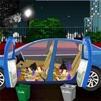 Игра Уборка в машине онлайн