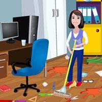 Игра Уборка в офисе после вечеринки онлайн