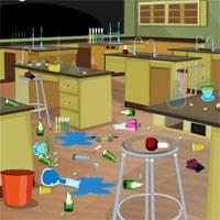 Игра Уборка в школьной лаборатории онлайн