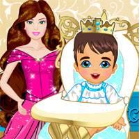 Игра Уход за малышом - принцем онлайн