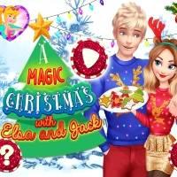 Игра Волшебное Рождество Эльзы и Джека онлайн
