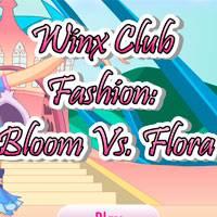 Игра Винкс Блум против Флоры онлайн