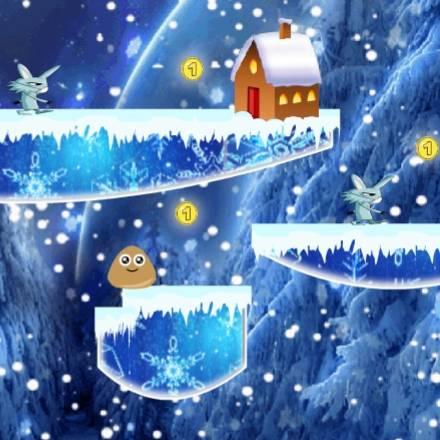 Игра Зимние приключения Поу: бродилка онлайн