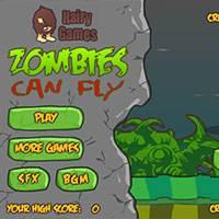 Игра Зомби могут летать онлайн