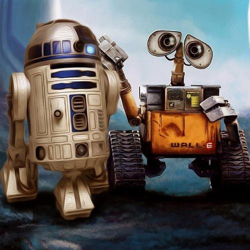 ВАЛЛ-И и R2-D2