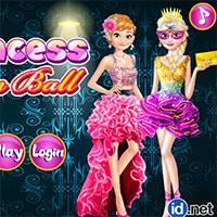 Игра Балл ледяных принцесс онлайн