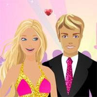 Игра Барби и Кен целуются онлайн