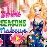Игра Барби макияж для четырёх сезонов онлайн