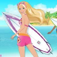 Игра Барби русалочка: Катание на серфе онлайн