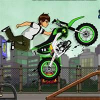 Игра Бен 10 на мотоцикле онлайн