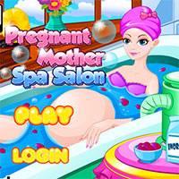 Игра Беременная мама в спа салоне онлайн
