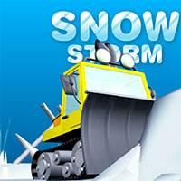 Игра Чистить Снег на Тракторе онлайн