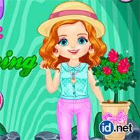 Игра Девочка в саду онлайн