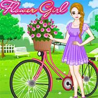 Игра Девушка с цветами онлайн