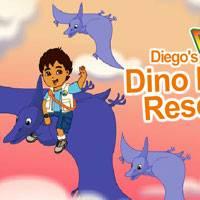 Игра Диего спасает динозавров онлайн